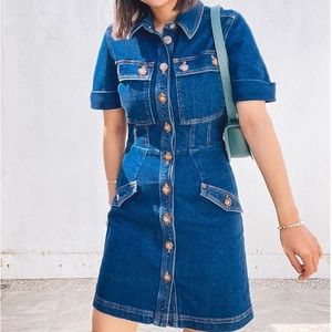 Sezane Denim Dress